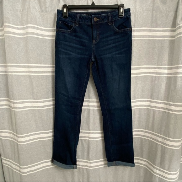 SIMPLY VERA BY VERA WANG / Mid Rise Skinny Capri Size 2 - Picture 1 of 10